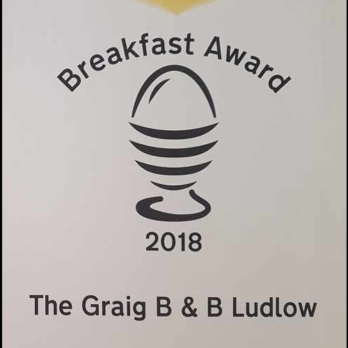 AA 5 * Star Breakfast Award November 2018